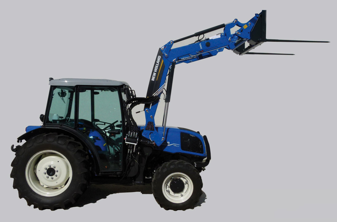 Stoll Loader on New Holland Tractor T3.80 LP