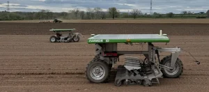 Farmdroid fleet in field